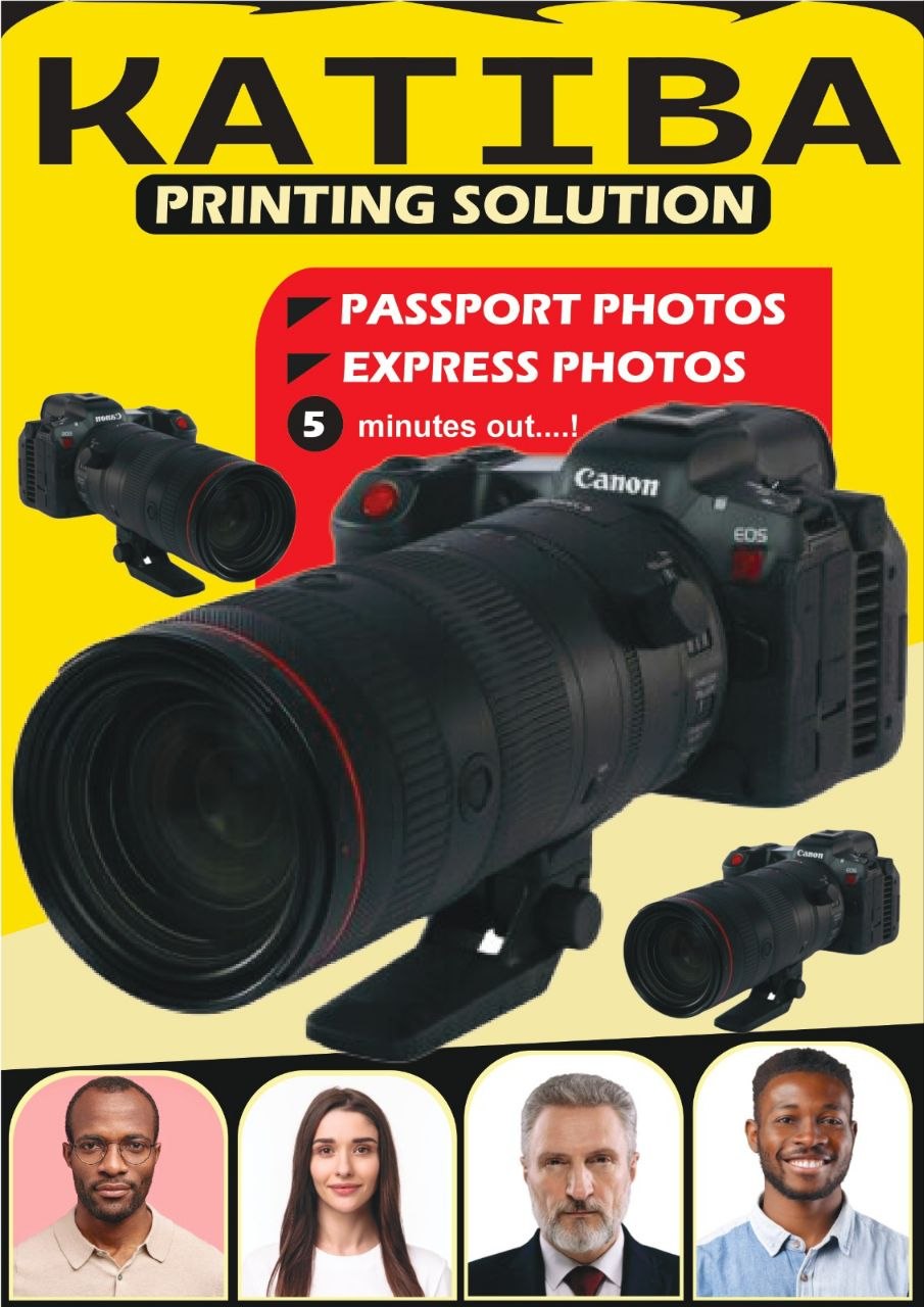 Katiba Printing Solution passport and express photo flyer